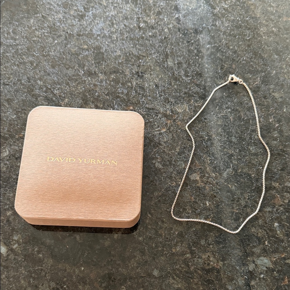 David Yurman Silver Chain Necklace